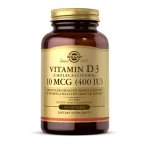 SOLGAR Vitamin D3 (Cholecalciferol) 400 IU 100 меки капсули