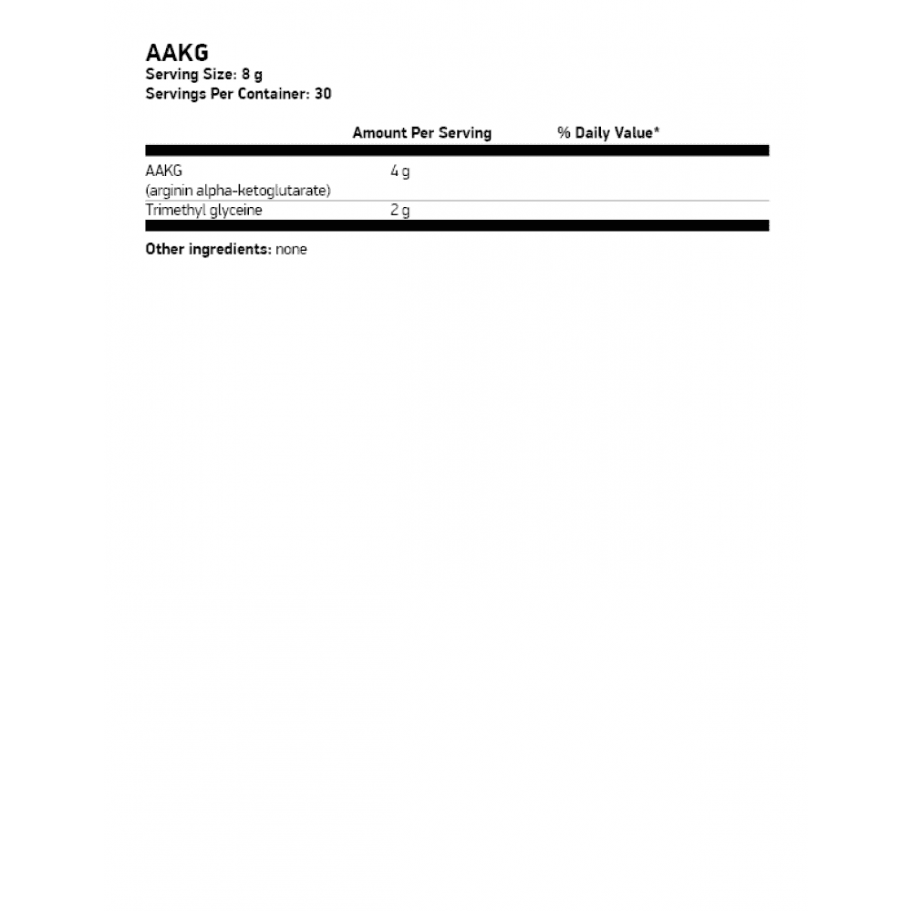 SWEDISH SUPPLEMENTS AAKG 250 гр.