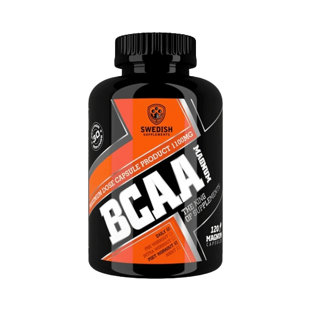 SWEDISH SUPPLEMENTS BCAA Magnum 1100 мг 120 капсули
