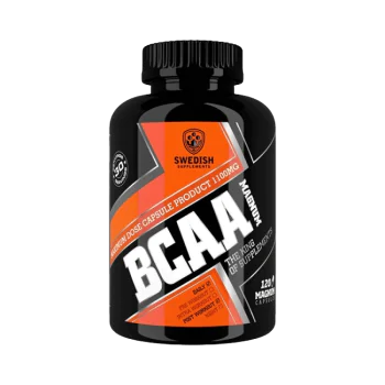 SWEDISH SUPPLEMENTS BCAA Magnum 1100 мг 120 капсули