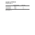SWEDISH SUPPLEMENTS Calcium + Magnesium 120 капсули