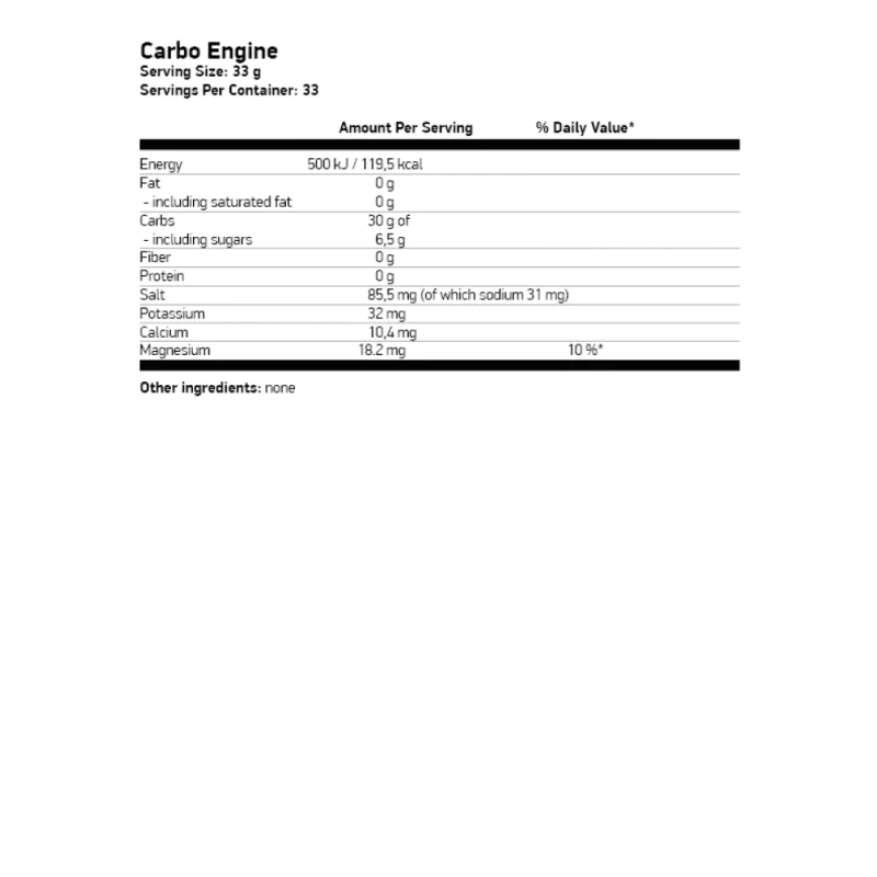 SWEDISH SUPPLEMENTS Carbo Engine 1000 гр.