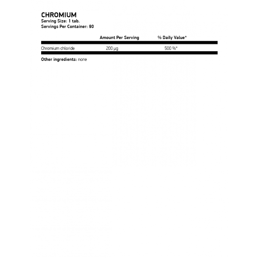 SWEDISH SUPPLEMENTS Chromium 90 таблетки