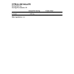SWEDISH SUPPLEMENTS Citrulline Malate 250 гр.
