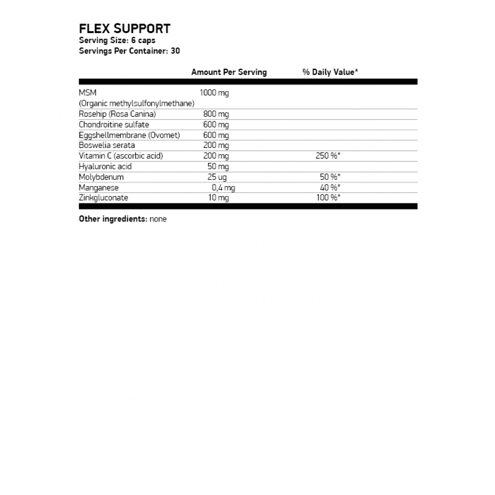 SWEDISH SUPPLEMENTS Flex Support 180 капсули