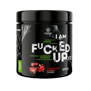 SWEDISH SUPPLEMENTS I AM F#CKED UP / PUMP EDITION V2 / WITH OXYSTORM 375 гр