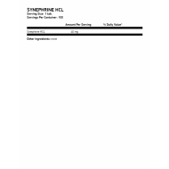 SWEDISH SUPPLEMENTS Synephrine HCL 100 таблетки