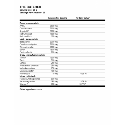 SWEDISH SUPPLEMENTS The Butcher 525 гр