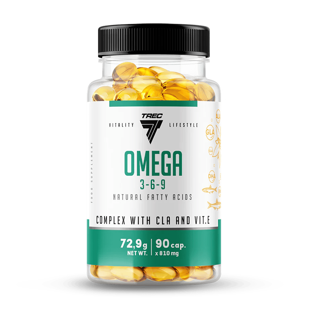 TREC NUTRITION Omega 3-6-9 90 капсули