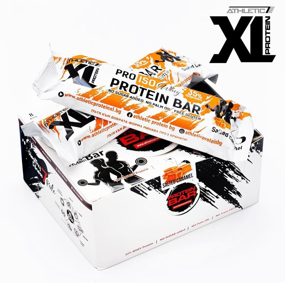 XL ATHLETIC PROTEIN Pro Iso Whey Protein Bar 8 x 80 г