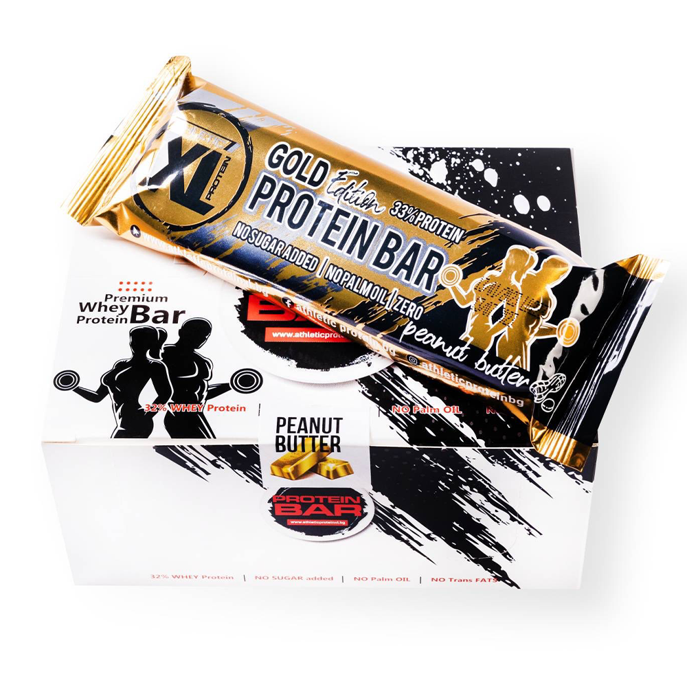 XL ATHLETIC PROTEIN Gold Edition Protein Bar 8 x 80 г