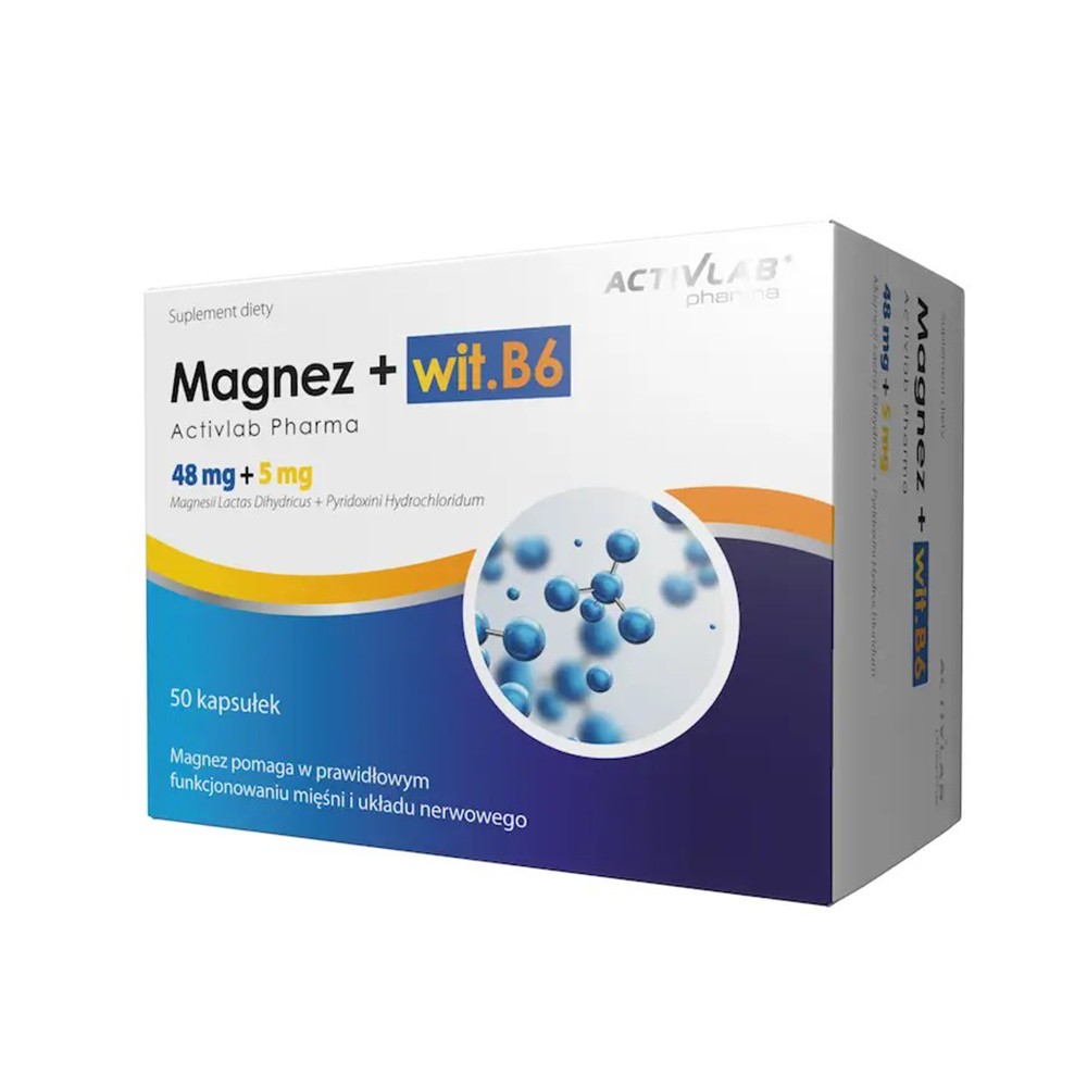 ACTIVLAB Magnesium + Vit. B6 50 капсули