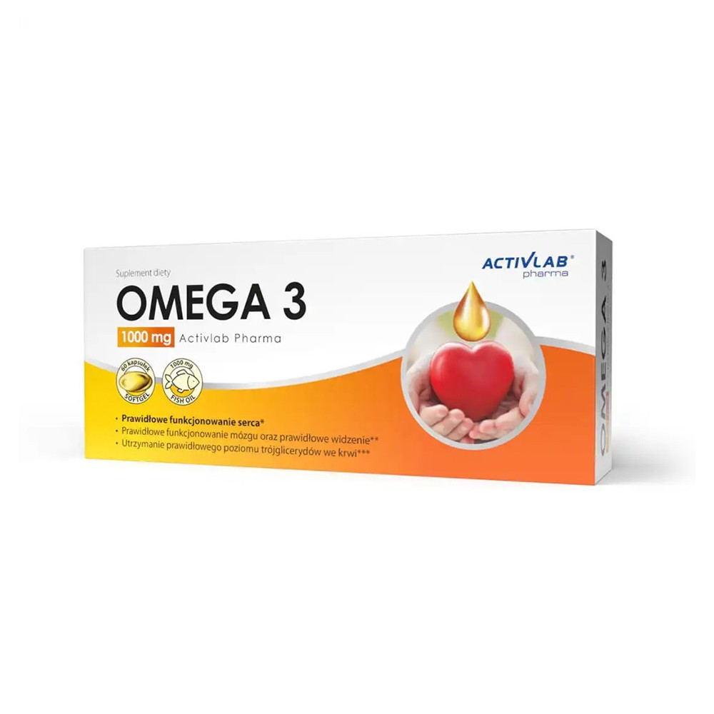 ACTIVLAB Omega 3 1000 мг 60 софтгел капсули
