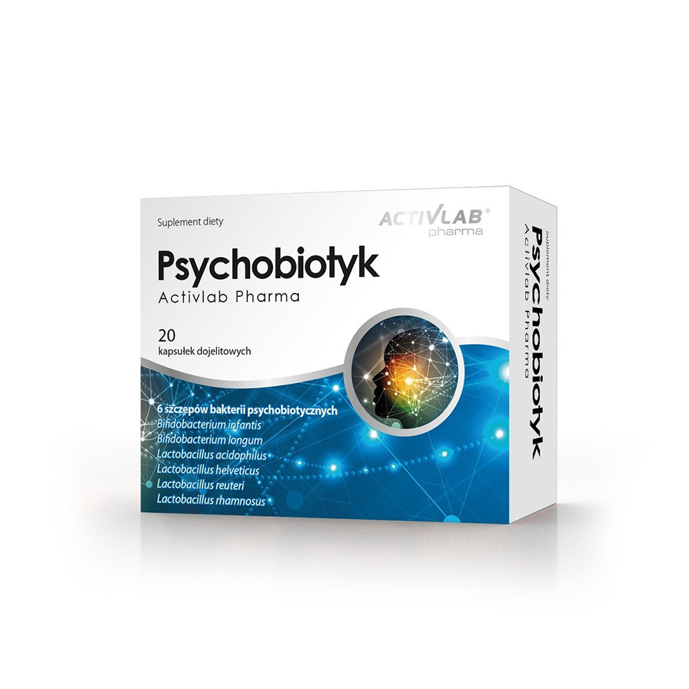 ACTIVLAB Psychobiotic 20 капсули