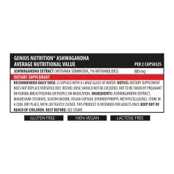 GENIUS NUTRITION Ashwagandha 90 капсули
