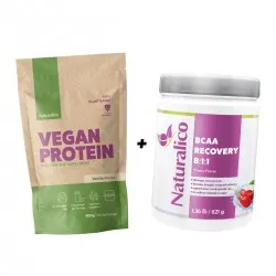 NATURALICO Vegan Protein 400 г + BCAA Recovery 8:1:1 621 г 