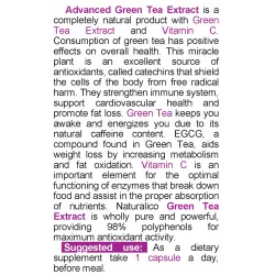 NATURALICO Advanced Green Tea Extract 60 капсули