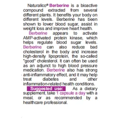 NATURALICO Berberine 60 капсули