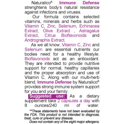 NATURALICO Immune Defense 60 капсули