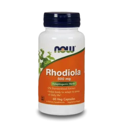 NOW Rhodiola 500 мг 60 растителни капсули